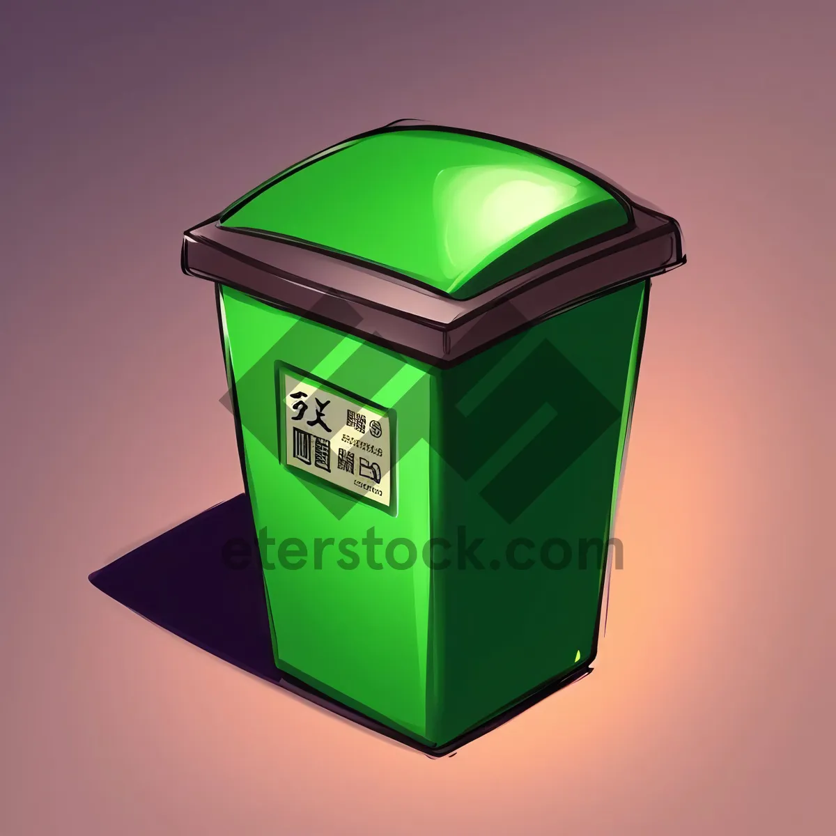 Picture of 3D Home Trash Bin - Symbolic Gift for Garbage Container