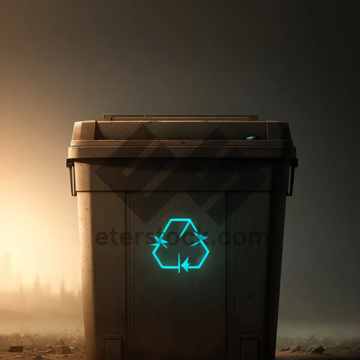 Picture of Garbage Bin - Efficient Ashcan Container