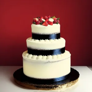 Delicious Polka Dot Cake: A Sweet Pastry with Beautiful Design