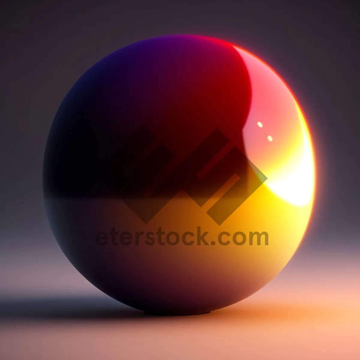 Picture of Shiny Glass Sphere Button Set - Colorful and Bright