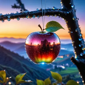 Fresh Winter Apple Holiday Decoration