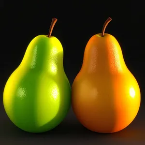 Ripe and Juicy Pear: Fresh, Sweet, and Healthy