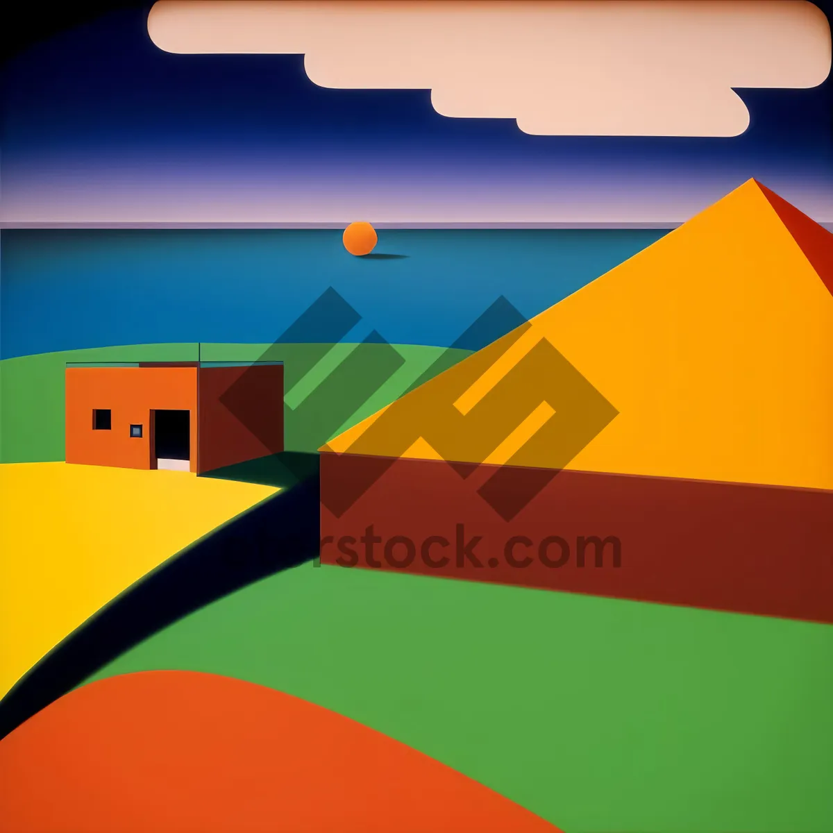 Picture of Country Flag Symbol Design - France Flag Illustration