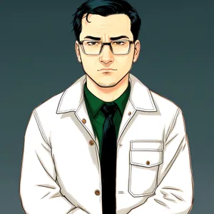 Friendly Male Doctor with Stethoscope in White Coat