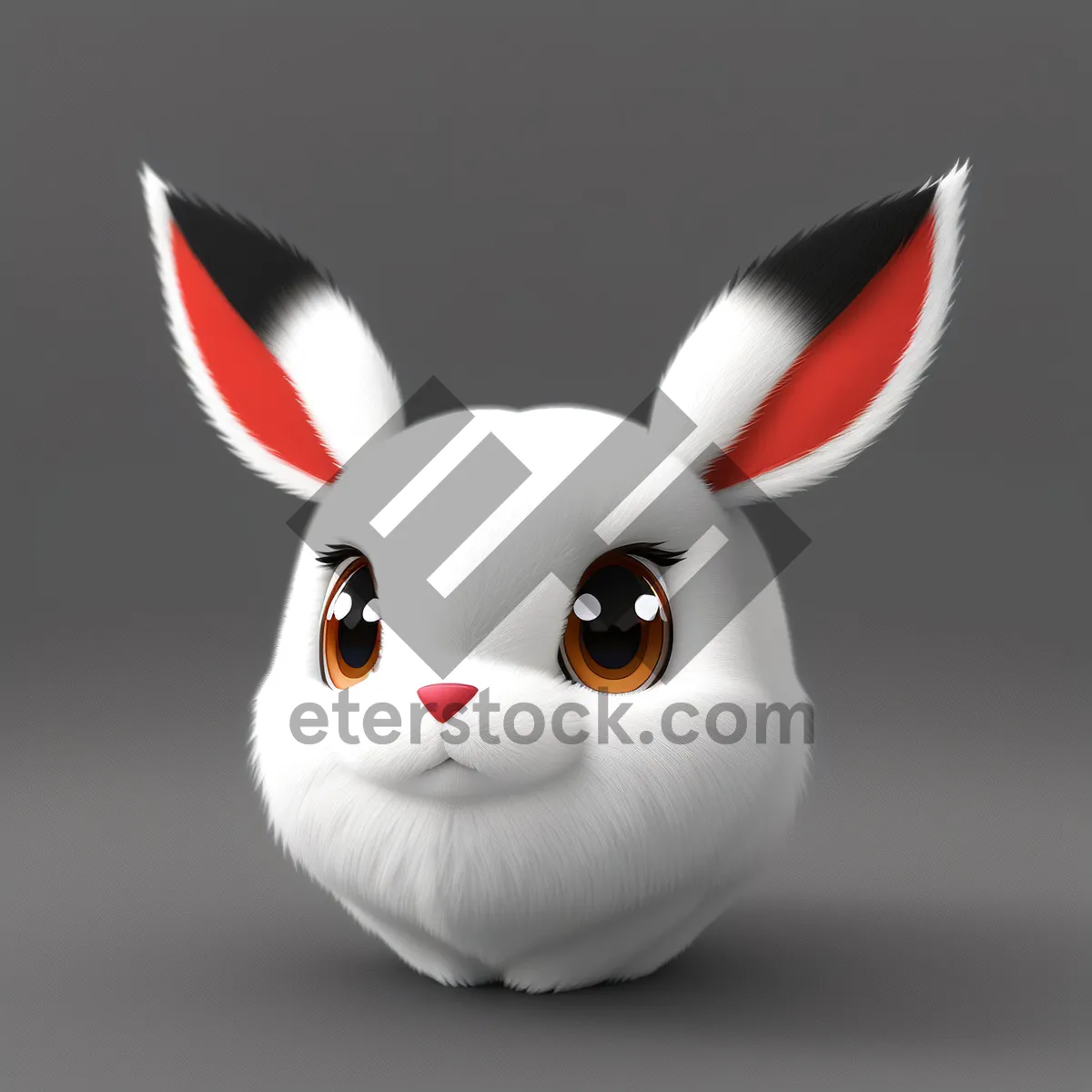 Picture of Cute Bunny Cartoon Image for Easter Fun