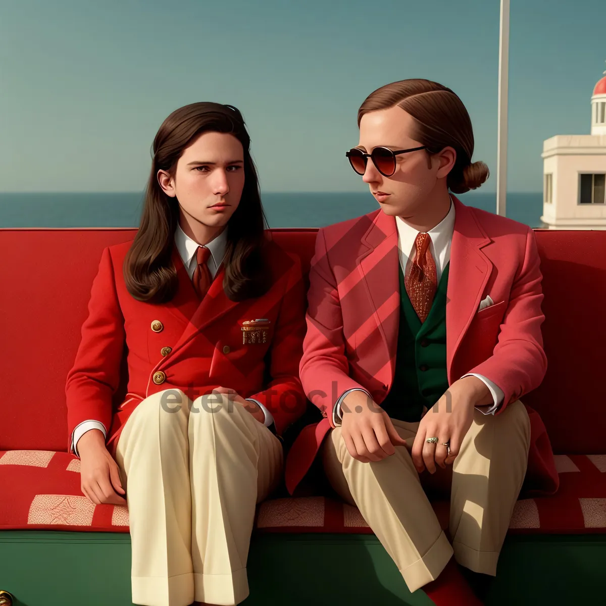 Picture of Corporate Teamwork: Successful Business Professionals Working Together.