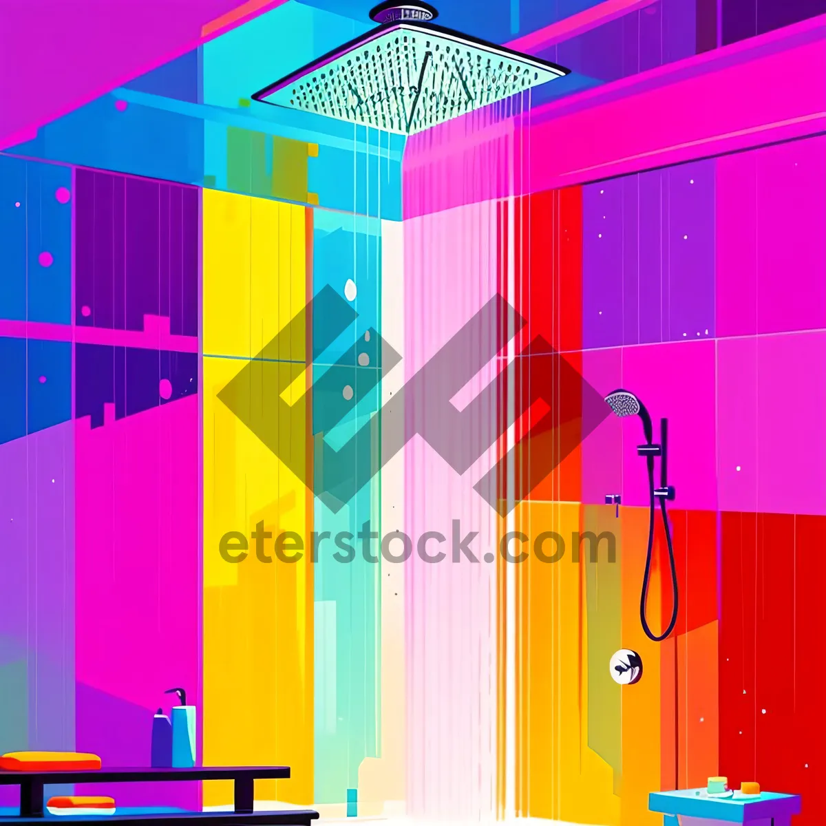 Picture of Vibrant 3D Colorful Export Design Locker