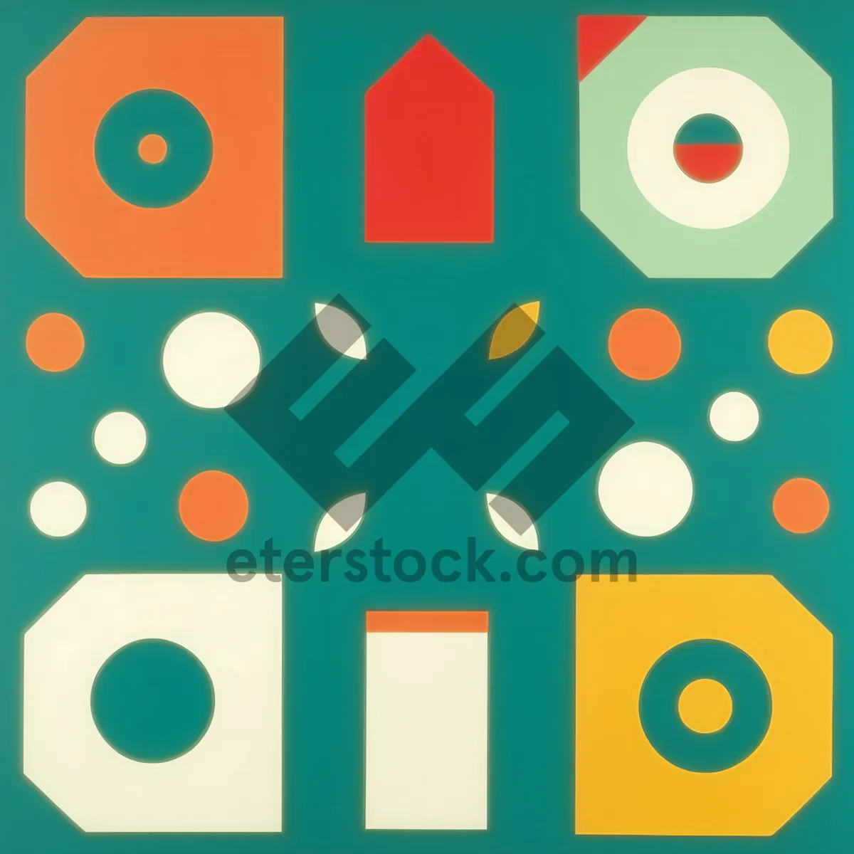 Picture of Colorful Polka Dot Button Collection