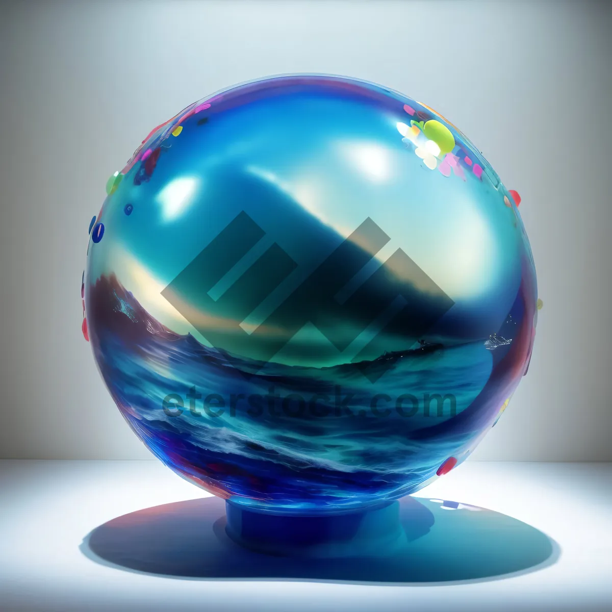 Picture of Worldly Glass Globe: A 3D Sphere Container of Fragrant Geography