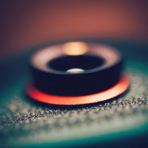 Black Lens Cap for Microscope Aperture