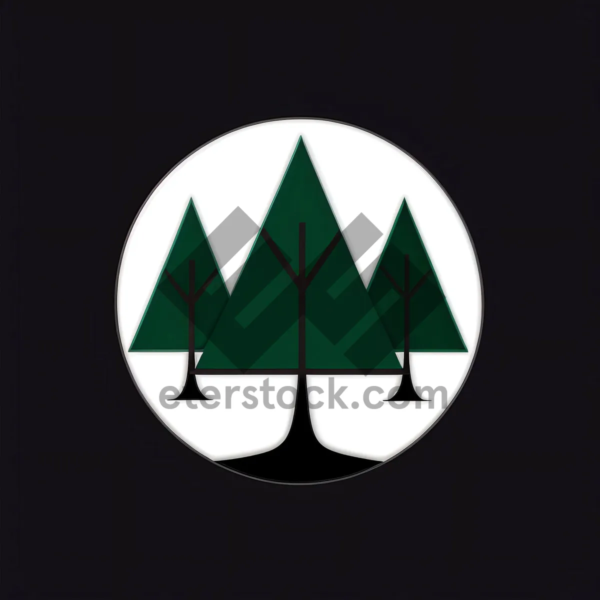 Picture of Glossy Round Black Button Icon Set