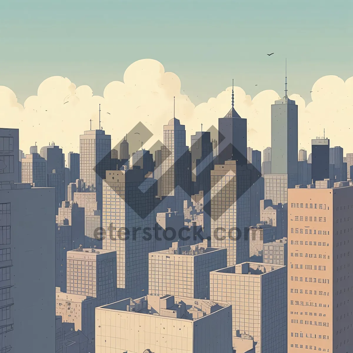 Picture of Urban Skyline Puzzle: Architectural Silhouette in the City