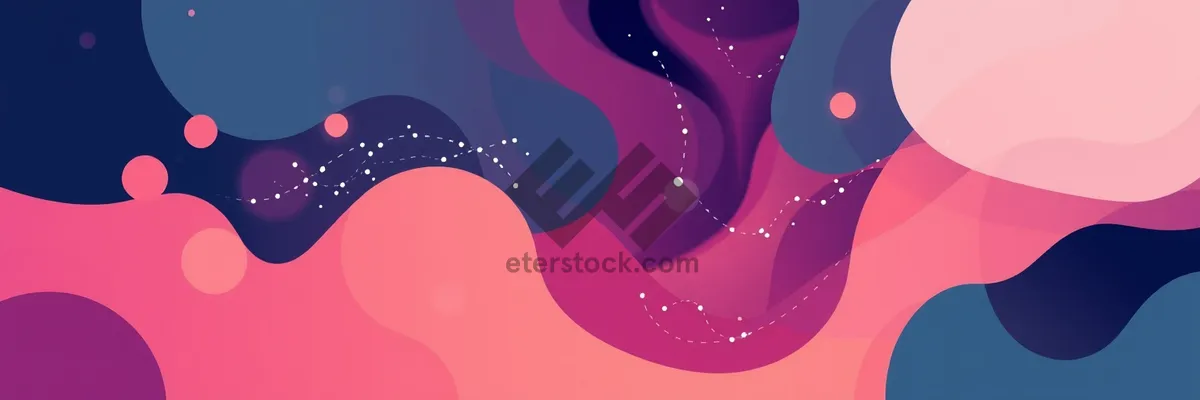 Picture of Abstract Wave Graphic Design Wallpaper