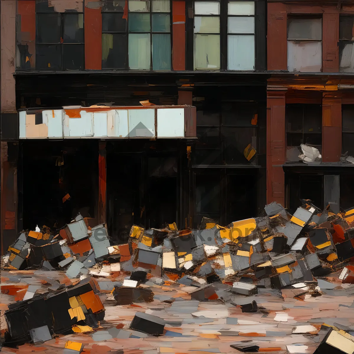 Picture of Interior of a Restaurant Hall