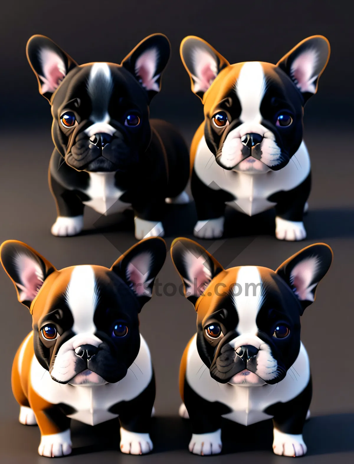 Picture of Adorable Wrinkle-faced Terrier: Purebred Canine Portrait