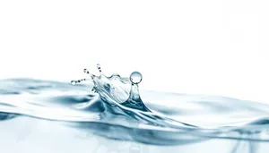 Fluid Motion in Clean Water with Ripples and Bubbles