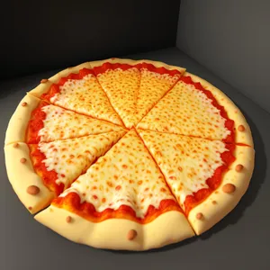 Delicious Gourmet Pizza with Pepperoni and Cheese