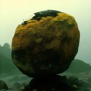 Tropical citrus fruits on a vibrant ocean reef.