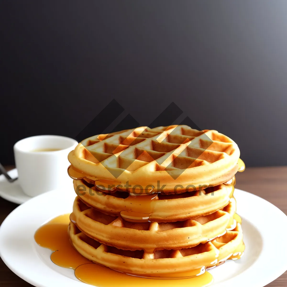 Picture of Delicious Coffee and Cake Breakfast Delight