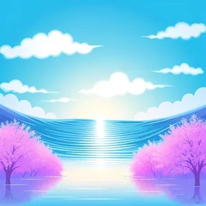 Starry Winter Nights: Artistic Sky Graphic Wallpaper