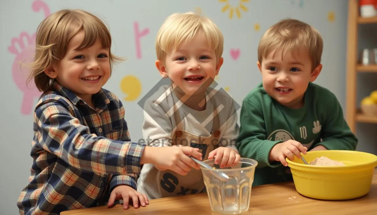 Picture of Happy family enjoying a fun day at home