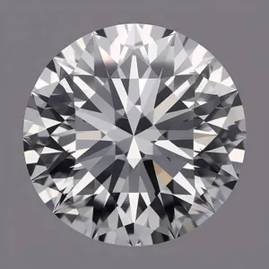 Glistening Jeweled Reflection: A Precious Diamond Treasure