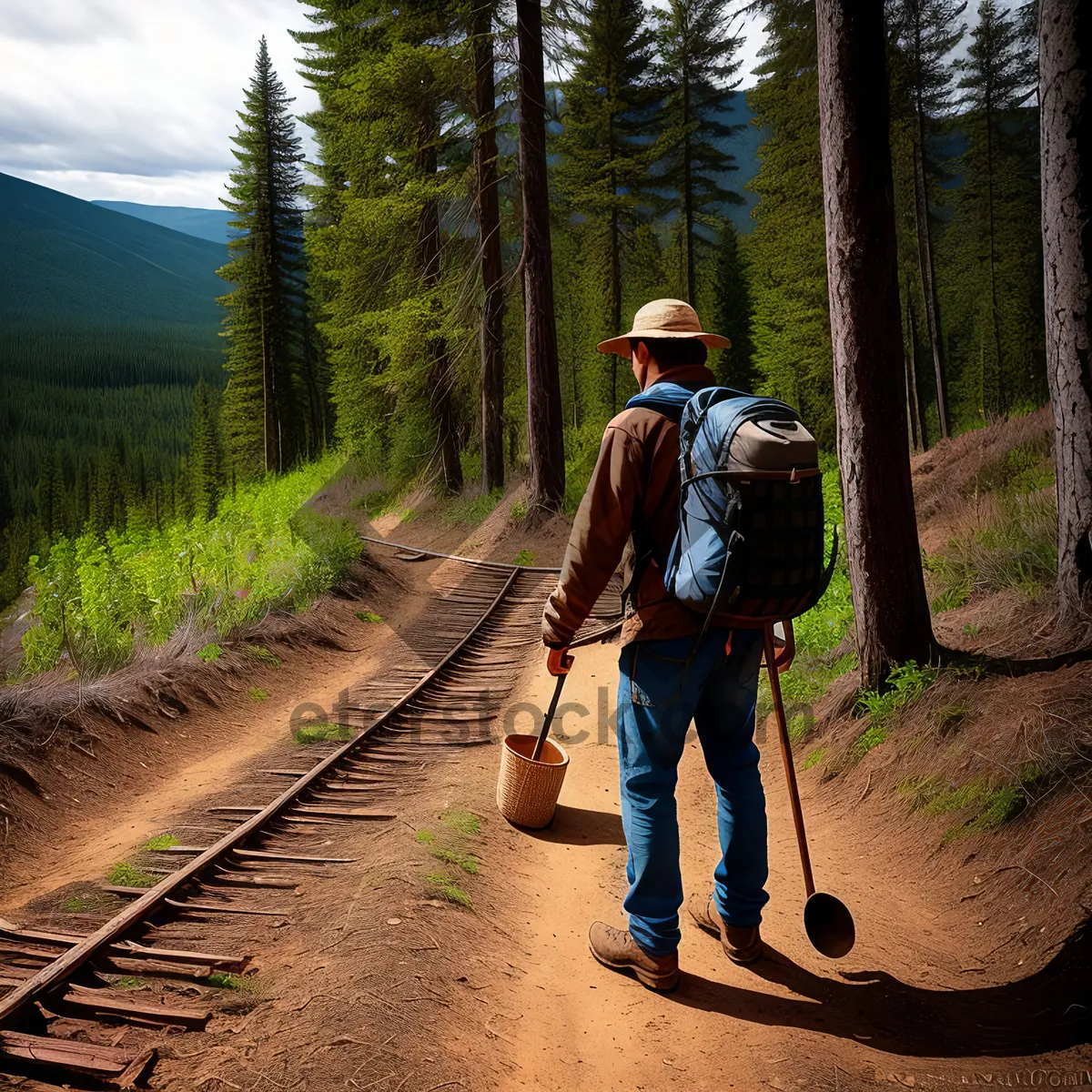 Picture of Mountain Trail Trekking Expedition in Serene Forest