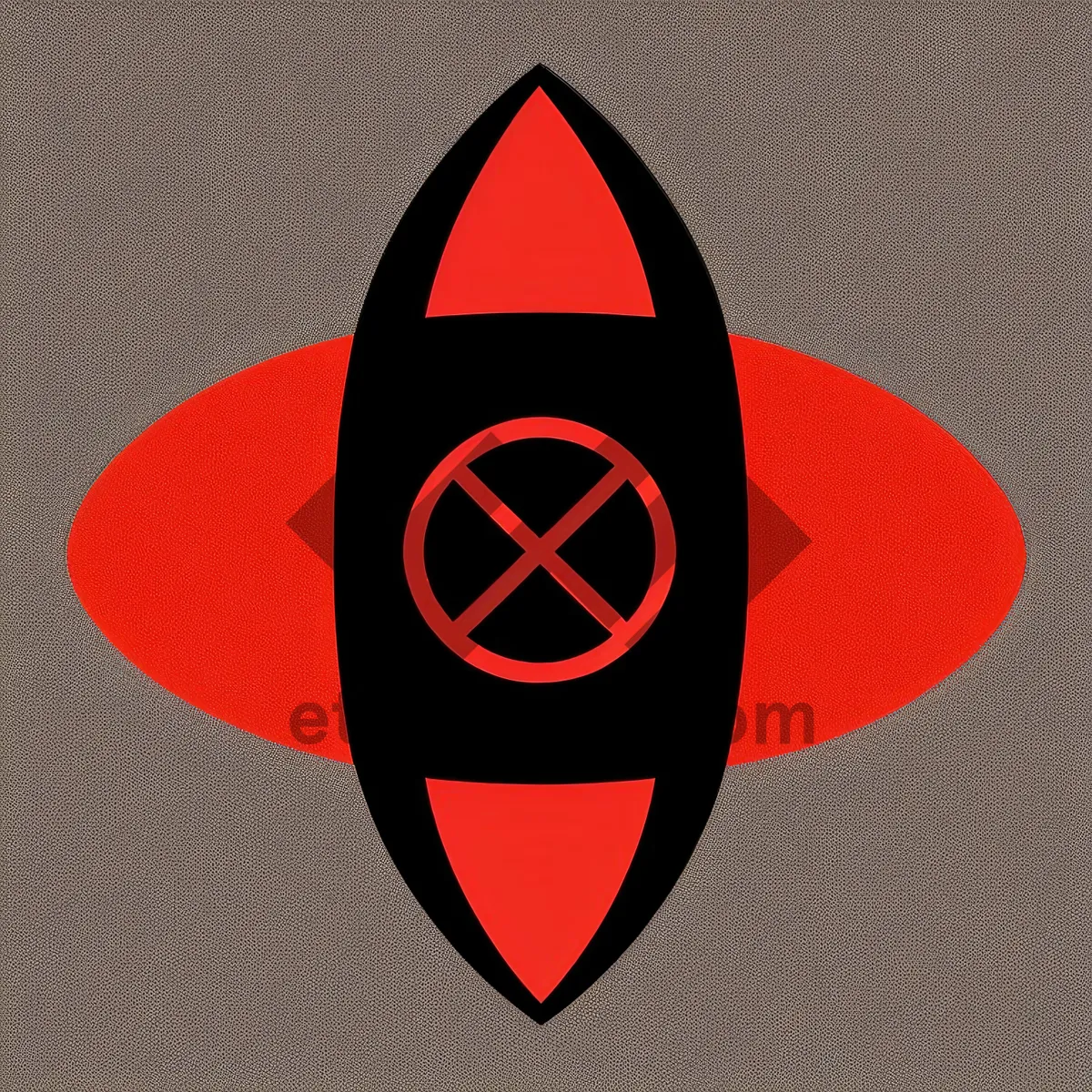 Picture of Yellow Road Hazard Warning Cone Icon