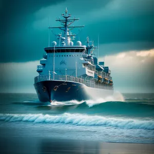 Sea Transport: Tugboat Docked at Harbor