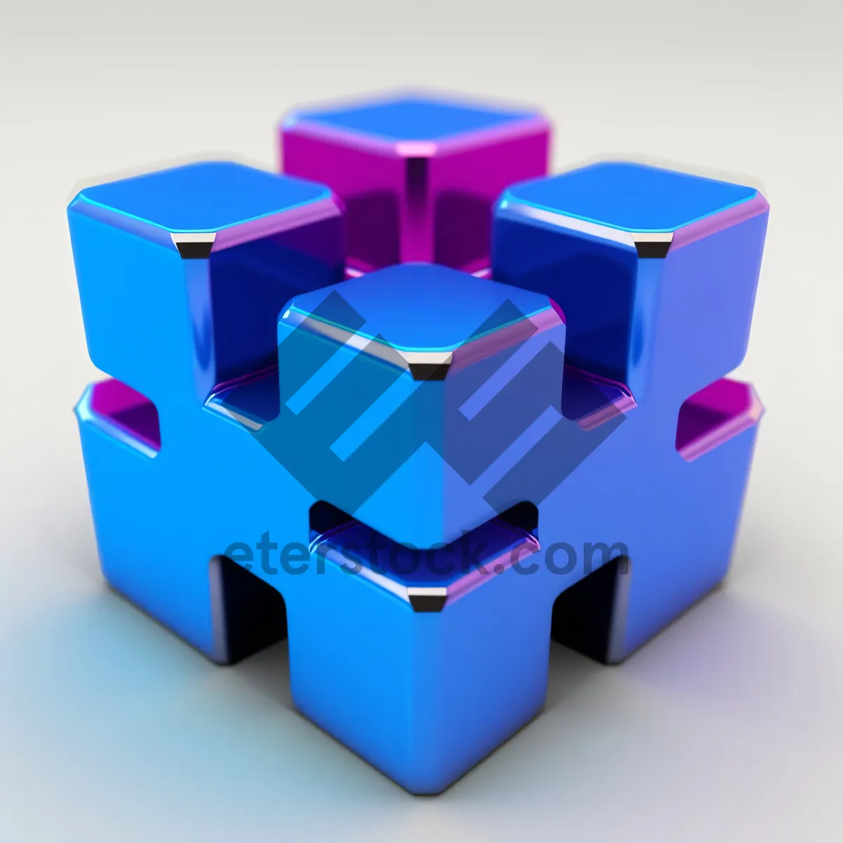 Picture of JewelBox 3D Symbol: Cube-shaped Gem Package