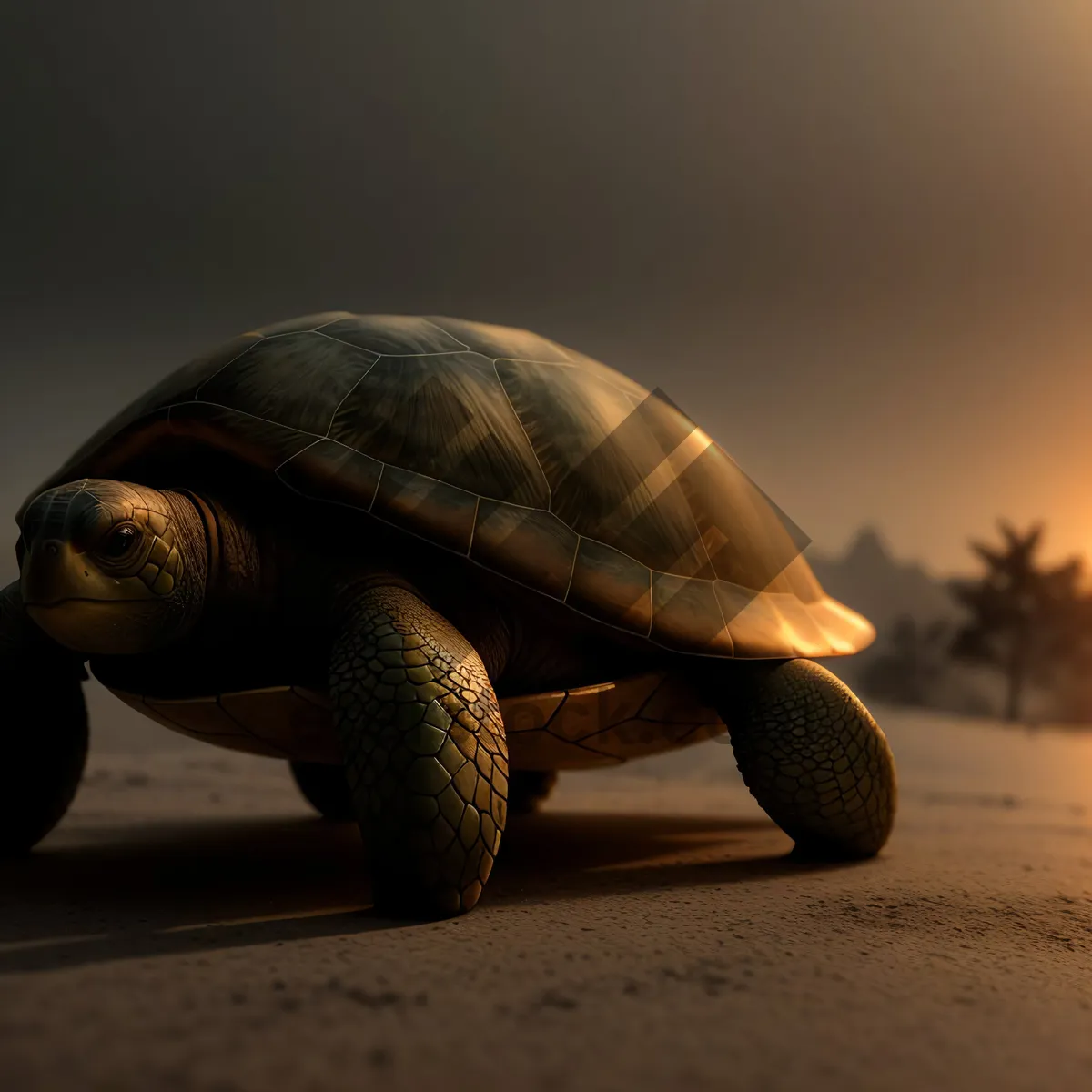 Picture of Slow and Steady: A Majestic Sea Turtle