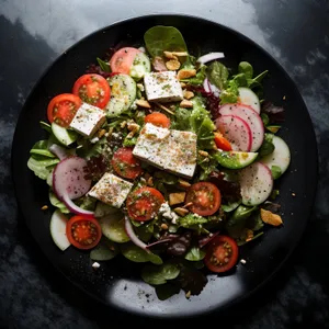 Fresh and Delicious Gourmet Vegetable Salad
