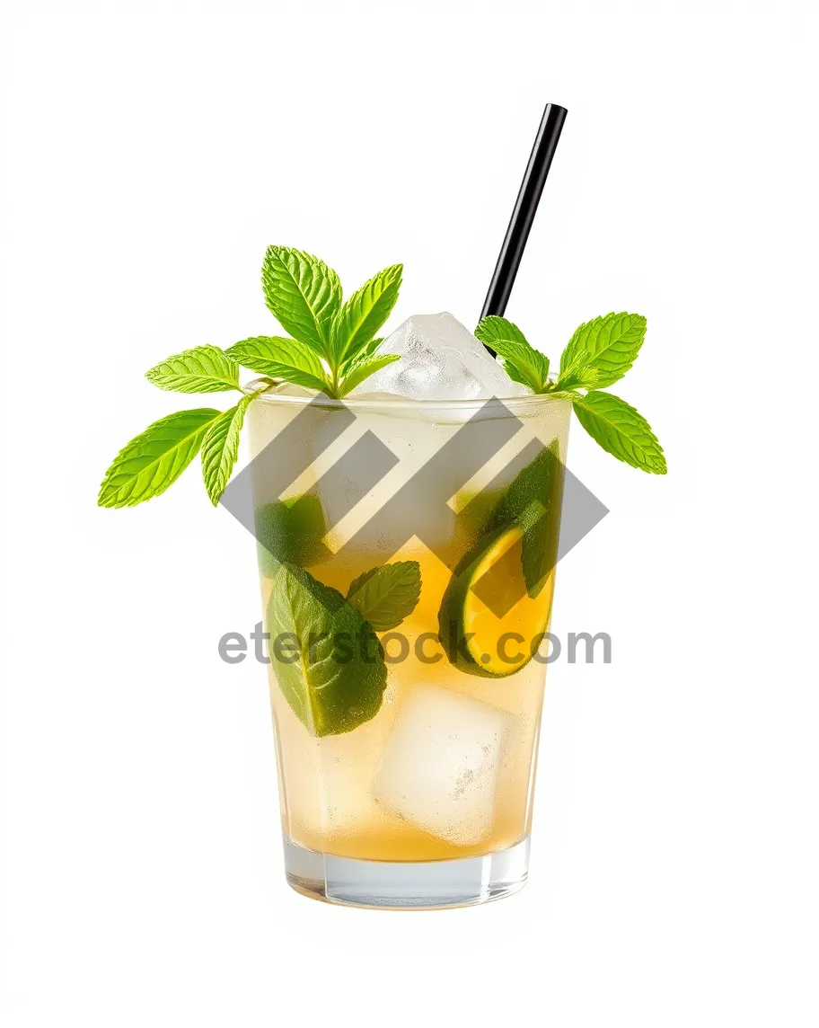 Picture of Citrus Infused Water with Mint and Ice