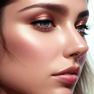 Glamorous Beauty: Flawless Makeup and Radiant Skin