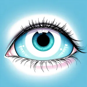 Eyeconic Eyebrow Design: Graphic Art Symbol