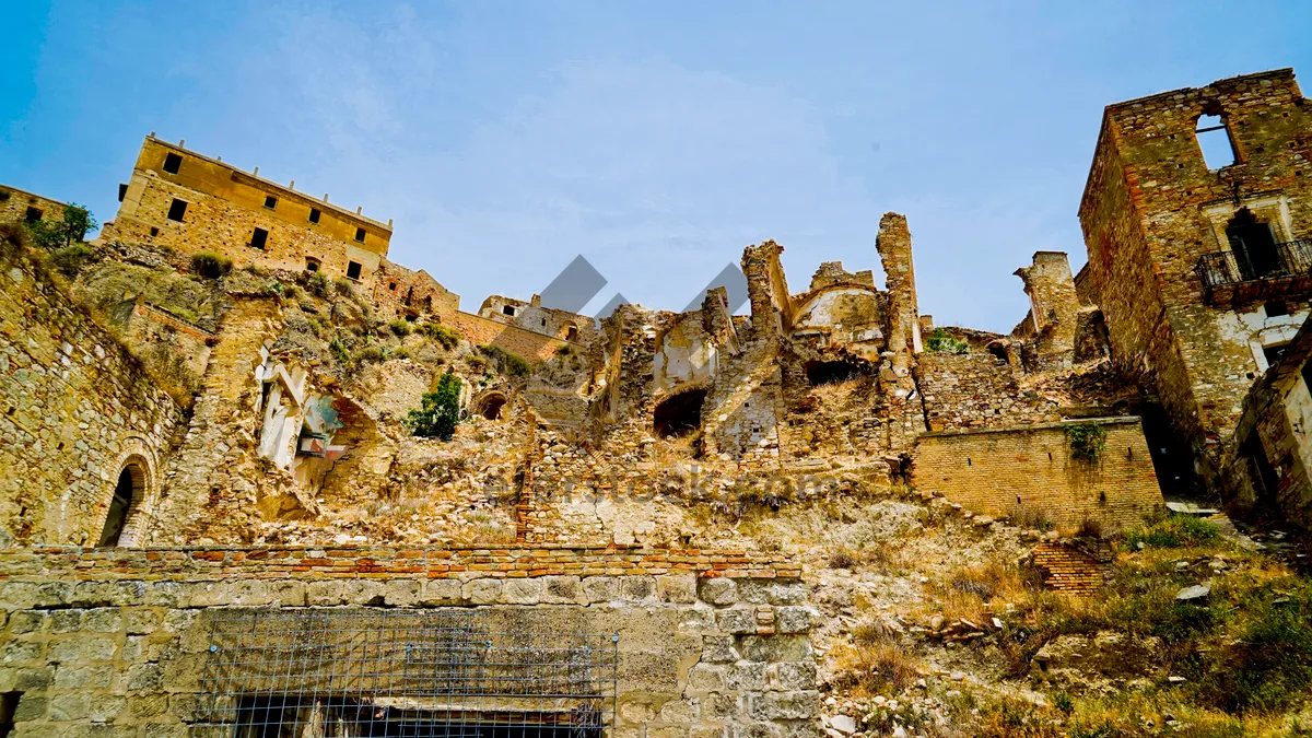 Picture of Medieval Castle Tower Against Sky - Historic Landmark