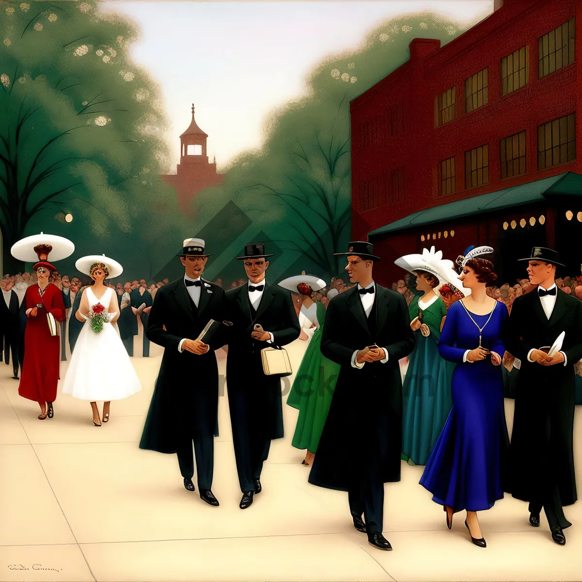 Picture of Happy students in academic gown and cap.