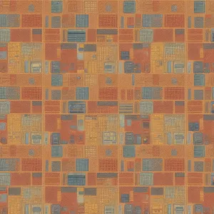 Retro Brick Wall Mosaic Texture