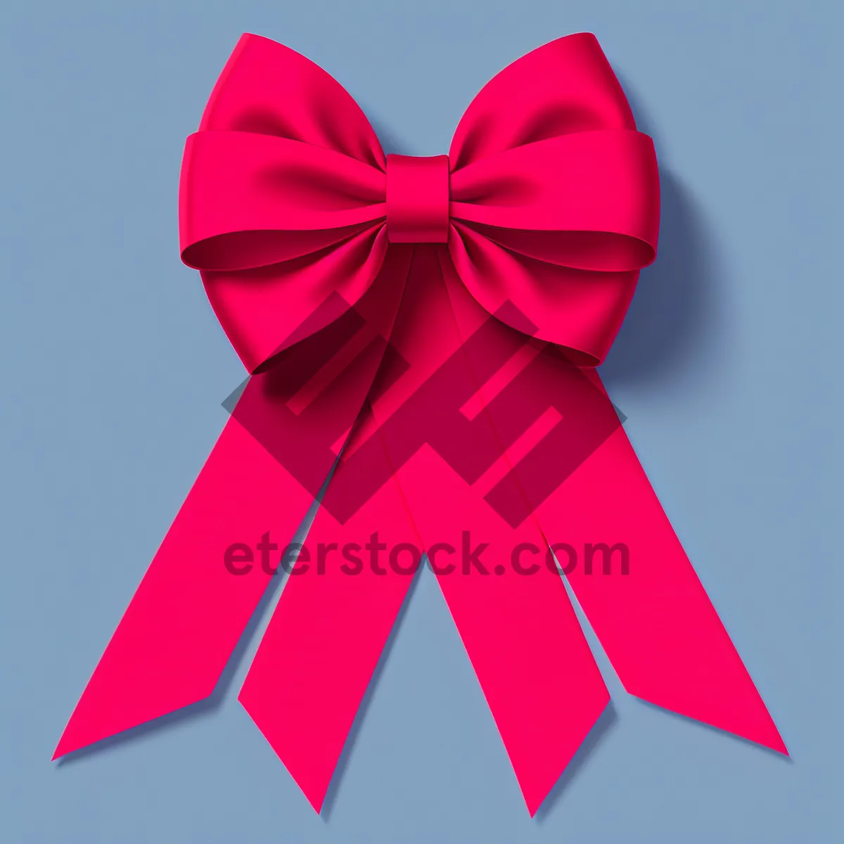 Picture of Shiny 3D Ribbon Bow - Symbol of Celebration and Gift