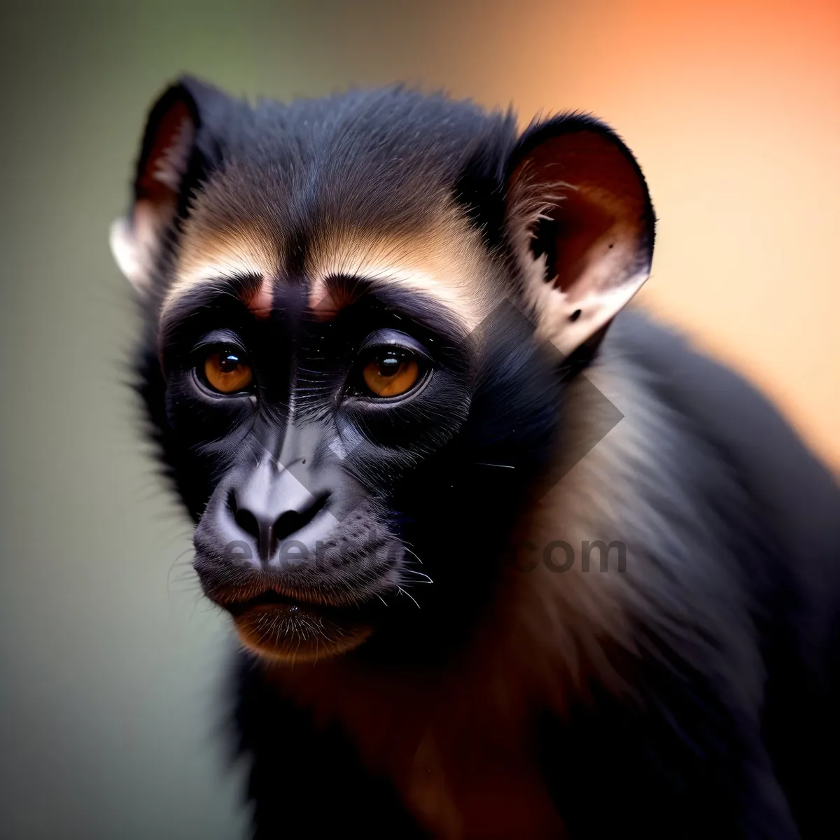 Picture of Adorable Baby Orangutan in the Wild