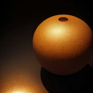 Lampshade with Citrus-inspired Light