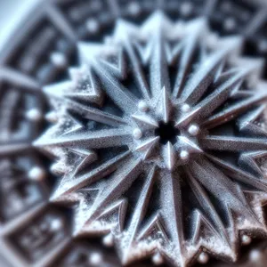 Sea Urchin on Herb-Covered Globe Thistle