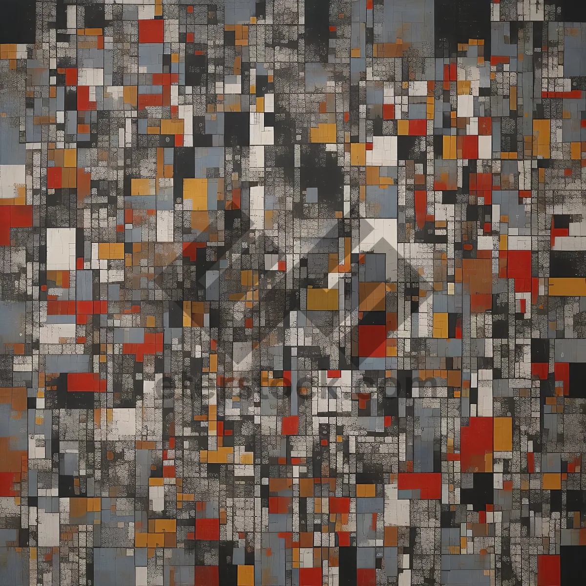 Picture of Modern City Mosaic Pattern Design