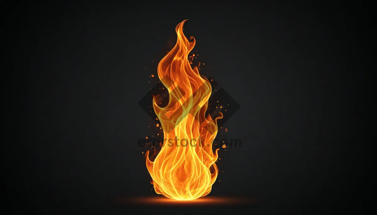 Picture of Fiery Blaze Art Design Light Motion Wallpaper