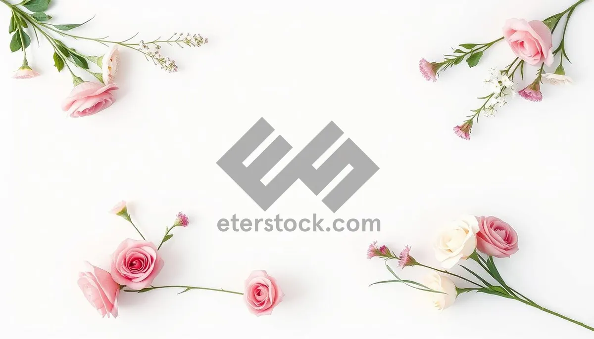 Picture of Floral Silhouette Graphic Pattern Decoration - Image_DECOR_BORDER.