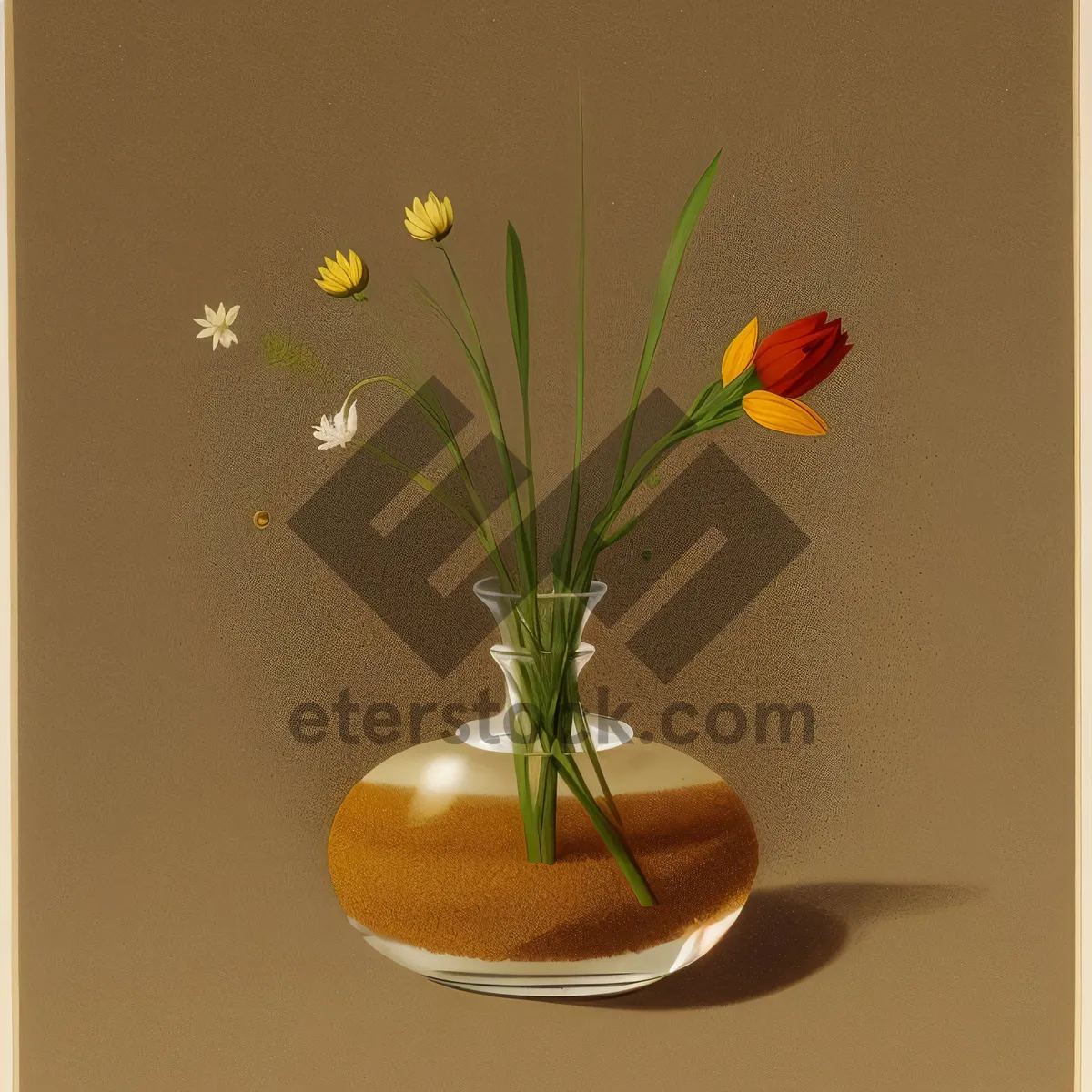 Picture of Spring Garden Bouquet in Vase