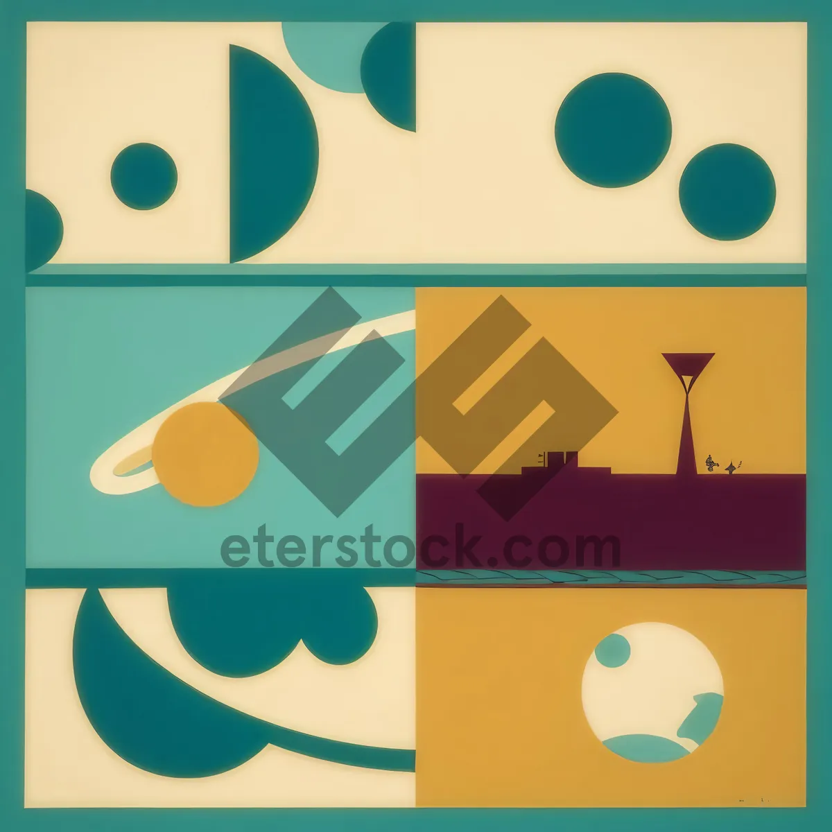 Picture of Stationery Design Set - Iconic Symbol for Letterhead