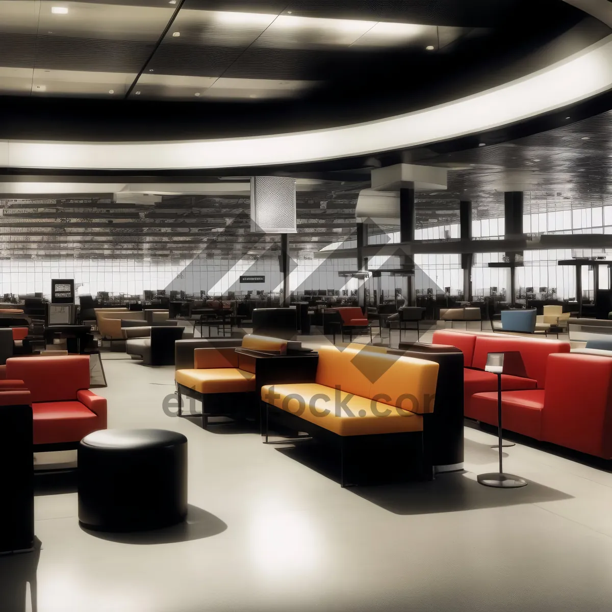 Picture of Modern Interior with Elegant Furniture and Natural Light