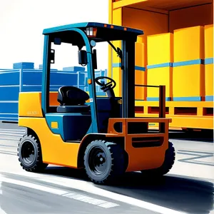 Industrial Transportation: Heavy-Duty Forklift Truck