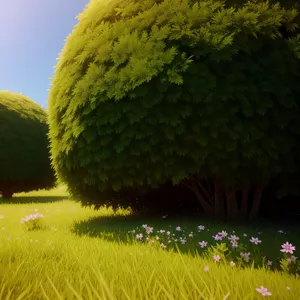 Golden Hay Bales in the Rural Landscape